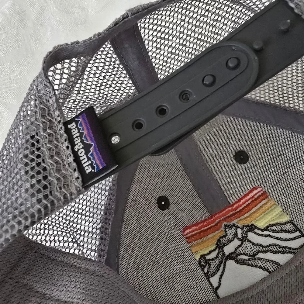 Patagonia‎ Gray Trucker Hat with Mountain Design - Picture 5 of 5